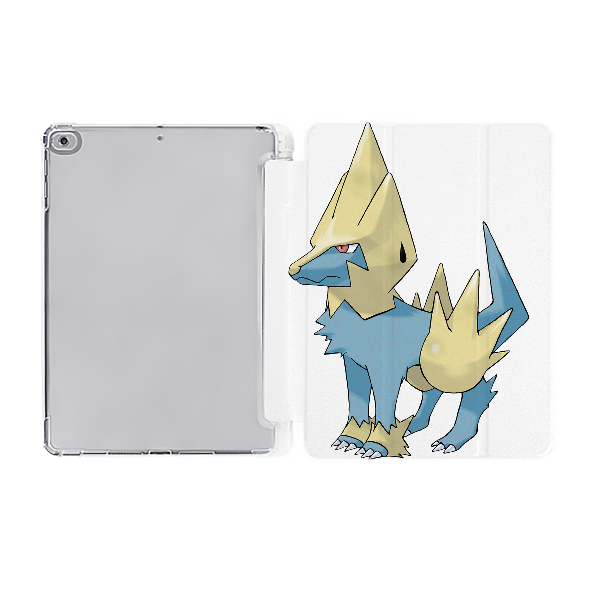 （画像用） ポケットモンスター Pokémon IPad ケース ペン収納付き 三つ折りスタンド PUレザー×シリコン 対応機種9.5/10.5/10.9インチ